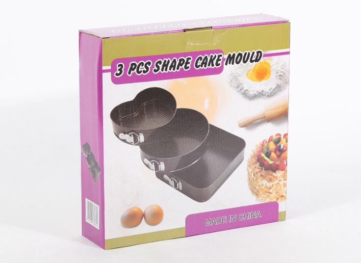 پک 3 عددی قالب کیک طرحدار کمربندی